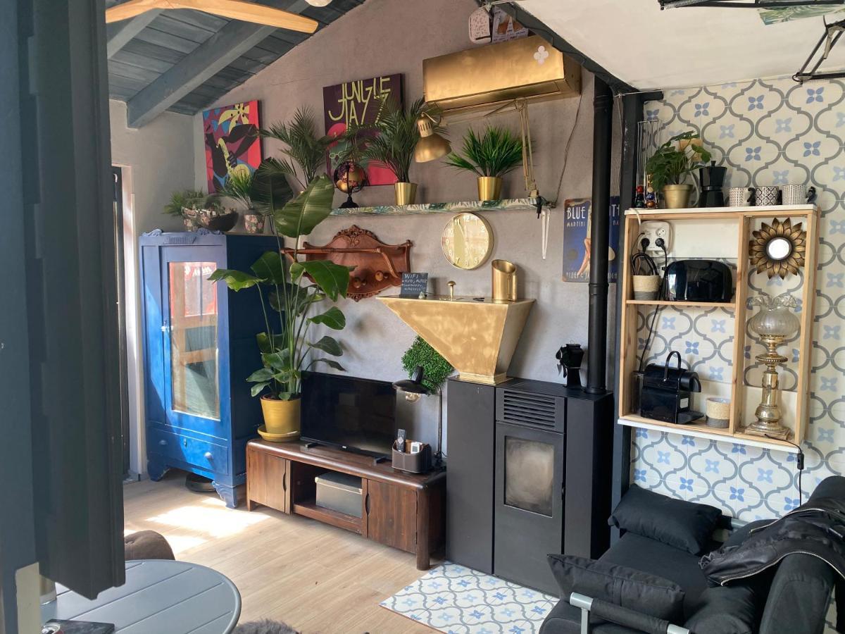 Casa Rural Alfoz, -Tiny House- Con Patio Privado Y Barbacoa Velliza Ngoại thất bức ảnh